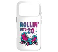 Rollin into 20 years old skater Roller Skates 20th Birthday Case for iPhone 17 Pro