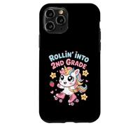 Rollin' Into 2nd Grade Unicorn Kawaii Back to School Case for iPhone 11 Pro