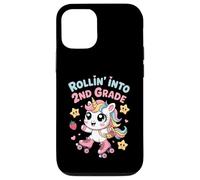 Rollin' Into 2nd Grade Unicorn Kawaii Back to School Case for iPhone 12/12 Pro