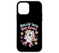 Rollin' Into 2nd Grade Unicorn Kawaii Back to School Case for iPhone 12 mini