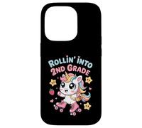 Rollin' Into 2nd Grade Unicorn Kawaii Back to School Case for iPhone 14 Pro