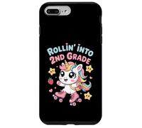 Rollin' Into 2nd Grade Unicorn Kawaii Back to School Case for iPhone 7 Plus/8 Plus