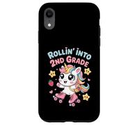 Rollin' Into 2nd Grade Unicorn Kawaii Back to School Case for iPhone XR