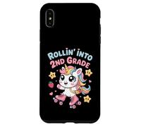 Rollin' Into 2nd Grade Unicorn Kawaii Back to School Case for iPhone XS Max
