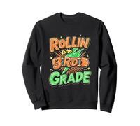 Rollin Into 3rd Grade Skateboard Sweatshirt