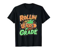 Rollin Into 3rd Grade Skateboard T-Shirt