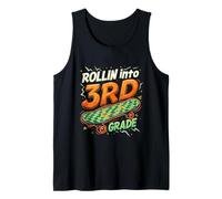 Rollin Into 3rd Grade Skateboard Tank Top
