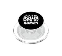 Rollin With My Homies Funny Panda Lover PopSockets PopGrip for MagSafe
