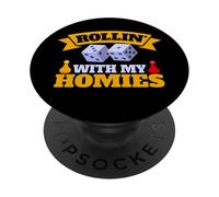 Rollin with my Homies Game Night PopSockets Adhesive PopGrip