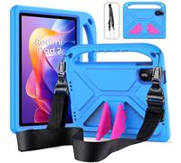 RollinCase Case for Xiaomi Redmi Pad 2 11 Inch 2025, Lightweight Shockproof Cover for Children with Kickstand and Shoulder Straps for Xiaomi Redmi Pad 2, Blue