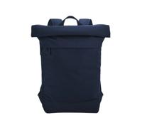 BagBase Simplicity Roll-Top Backpack - French Navy, Water-Repellent Recycled Polyester Laptop Backpack with 15.6" Padded Compartment, Magnetic Closure, Multiple Pockets, Made for Personalisation