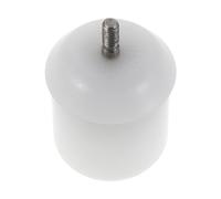Rolling Ball Blind Cane Tip Flexible Rotating Head White Plastic | Sensitive Terrain Feedback, Telescopic-Friendly Structure, Hook Attachment, Supports Pavement Travel, Home Use, Shopping
