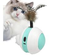 Rolling Ball Cat Toy | Cat Teaser Ball Automatic Moving Interactive Toy - Smart Cat Toy Cat Ball USB Rechargeable for Indoor Cats Kittens