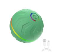 Rolling Ball Dog Toy - Interactive Dog Toy Ball, Automatic Rolling | USB Rechargeable Chew, Engaging Enrichment Toy Fun Playtime For Small, Medium Dogs Indoors, Outdoors