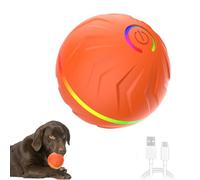 Rolling Ball Dog Toy,Pet Toy Ball Dog Interactive - USB Rechargeable Chew, Pet Supplies for Backyard, Park, Garden, Beach, Living Room
