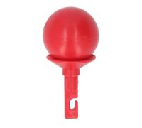 Rolling Ball Hook Cane Tip | Replacement for Blind Walking Stick | Rotating Head for Uneven Surfaces/Obstacles | ABS Material, Red Color