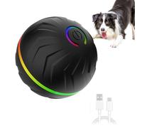 Rolling Ball Toy - Led Lights Ball, Kitten Moving Toy | Motion Ball Interactive Automatic Rolling Dog Ball with Lights, Rotating Cat Led Ball Touch Activated Kitten Toy Lighted Ball for Dogs Cats