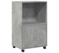 Rolling Cabinet Mobile Filing Cabinet Storage Cabinet Engineered Wood vidaXL