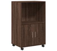 Rolling Cabinet Mobile Filing Cabinet Storage Cabinet Engineered Wood vidaXL
