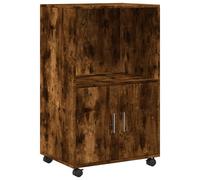 Rolling Cabinet Mobile Filing Cabinet Storage Cabinet Engineered Wood vidaXL