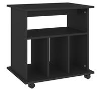 Rolling Cabinet Office Side Table Hall Drawer Cabinet Engineered Wood vidaXL