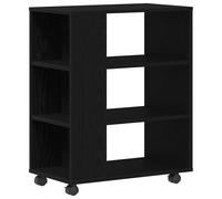 Rolling Cabinet Office Side Table Hall Drawer Cabinet Engineered Wood vidaXL