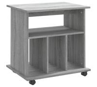 Rolling Cabinet Office Side Table Hall Drawer Cabinet Engineered Wood vidaXL