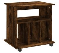 Rolling Cabinet Office Side Table Hall Drawer Cabinet Engineered Wood vidaXL