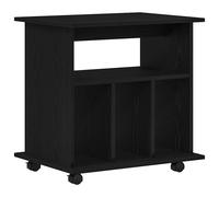 Rolling Cabinet Office Side Table Hall Drawer Cabinet Engineered Wood vidaXL