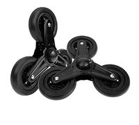 Rolling Cart for Groceries - Heavy-Duty Trolley Wheels for Furniture & Beach Carts - Stair Climbing Dollies & Casters - 1 Pair ofCart Wheels