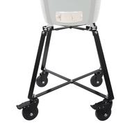 Rolling Cart Nest for MiniMax Big Green Egg Accessories,Powder Coated Steel Grill Stand with Heavy Duty Locking Caster Wheels,Green Egg Rolling Nest for Minimax Big Green Egg Grill Stand