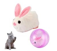 Rolling Cat Toy Ball,Interactive Cat Ball,Electric Hamster Running Rolling B-all Toy,Hamster Running Exercise Interactive Hamsters Balls,Rotate 360 Degrees,InteractiveToys for Cats Dogs Kids