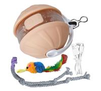 Rolling Cat Toy, Interactive Cat Toy | Electric Kitten Toy with Detachable Cord | 2 Speed Modes Interactive Toy Indoor Rolling Cat Ball Pet Exercise Toy for Kittens