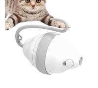Rolling Cat Toy | Touch Motion Activated Rolling Toy - Automatic Moving Pet Rolling Toy with Tail for Boring Indoor Cats Kittens The active cat toy makes a birds sound when activated and stimulates