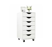 Rolling container Document cabinet Printer desk 6 drawers