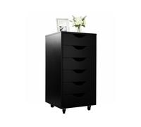 Rolling container Document cabinet Printer desk 6 drawers