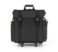 Rolling Cosmetic Case Professional Rolling Makeup Train Case Cosmetic Suitcase 2 Wheels Organizer Trolley Bag