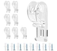 Rolling Curtain Accessories Kit Including 8 Bead Positioning Hooks, 8 Screws, And 8 Expansion Inserts For Long-lasting Installation