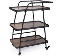 Rolling Dessert Cart for Home Hotel Restaurant - Kitchen Storage Catering Service Beverage Display Buffet Cream - Ideal for Entertaining & Camping