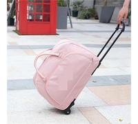 Rolling Duffel Bag with Wheels Travel Suitcase Trolley Bag with Wheels Large Capacity Luggage Bags Foldable Duffle Cabin Women Men Hand Luggage Carry On Bags for Travel, Work(Blue)