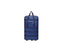 Rolling Duffle Bag with Wheels Rolling Duffle Bag with Wheels,Universal Wheel Air Check-in,Large Capacity Expandable Luggage Weekend Travel, Overnight for Women and Men(Blue Four Layers)