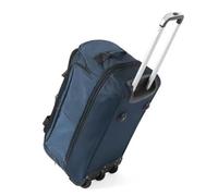 Rolling Duffle Bag with Wheels Rolling Luggage Bags 22 Inch 26 2 Wheels Large Capacity Travel Trolley Business Duffle Bag Carry Ons for Women and Men(Blue,22")