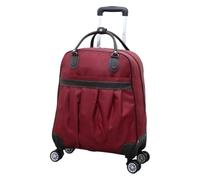Rolling Duffle Bag with Wheels,Travel Luggage Bag ,Tote Bags for Men and Women Carry-on Luggage,Weekender Overnight Bag for Travel, Business Trips(Brown,Large)