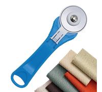 Rolling Fabric Cutter - Rotating Textile Cutter, Ergonomic Hand Cutter, 45mm Precision Wheel with Durable Handle | Sewing for Patchwork Design, Quilting DIY Creations, Craft Slicer