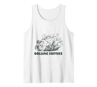 Rolling Fatties Australian Shepherd Funny Cute Lover Tank Top