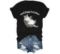 Rolling Fatties Cat Shirt, Rolling Fatties Cat T-Shirt Black
