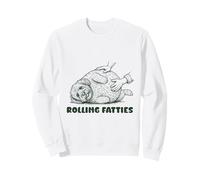 Rolling Fatties Cavapoo Funny Cute Cavapoo Lover Sweatshirt