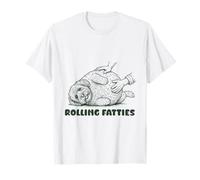 Rolling Fatties Cavapoo Funny Cute Cavapoo Lover T-Shirt