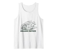Rolling Fatties Cavapoo Funny Cute Cavapoo Lover Tank Top