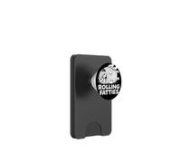 Rolling Fatties Funny Pug Meme Cute Fat Pug Dog Pug Joke PopSockets PopWallet for MagSafe